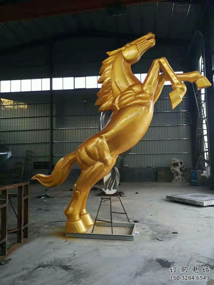 飛馬雕塑廠家 金馬雕塑 不銹鋼金色飛馬雕塑廠家
