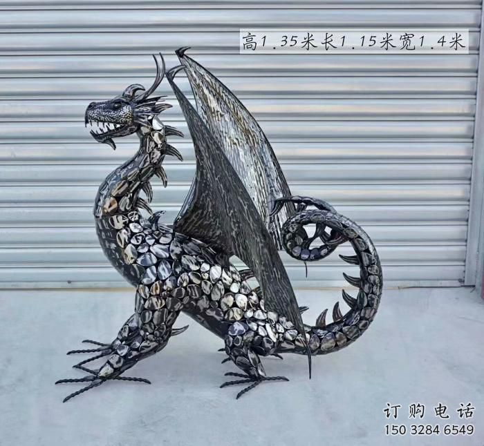 抽象恐龍雕塑廠家 創意村口擺件 玄關創意恐龍雕塑