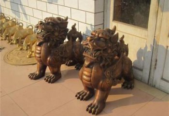 大門口獨角獸雕塑廠家 歐式賓館擺件 風景區仿古獨角獸雕塑