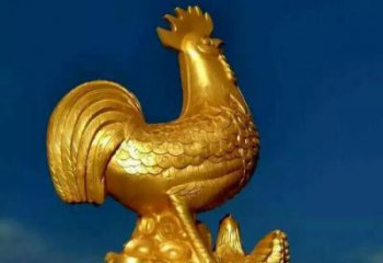 商場小雞雕塑廠家 中式室內(nèi)小品 酒店拉絲小雞雕塑