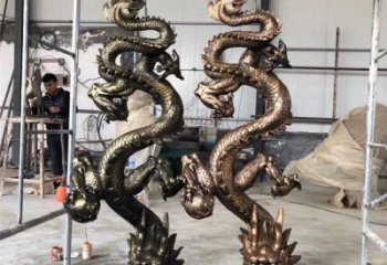 風(fēng)景區(qū)蛟龍雕塑廠家 中式室內(nèi)擺件 戶(hù)外仿古蛟龍雕塑