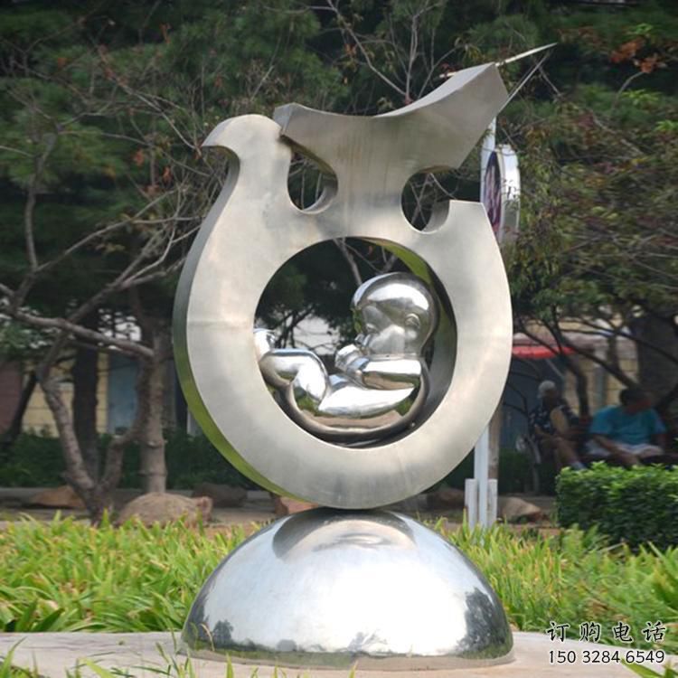 抽象鴿子雕塑廠家 創意擺件 醫院大型鴿子雕塑