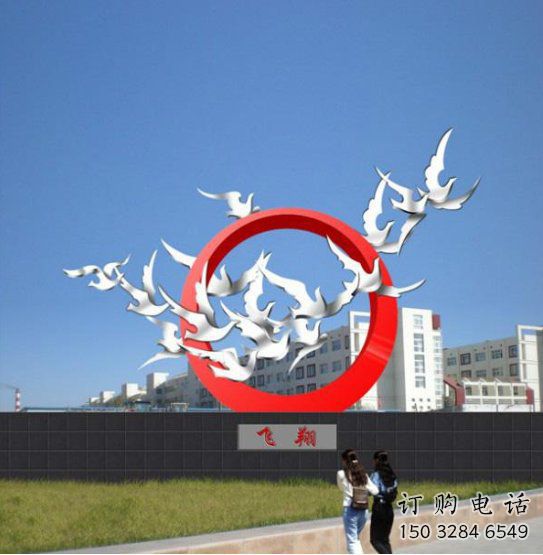 庭院鴿子雕塑廠家 歐式仿真擺件 戶外噴漆鴿子雕塑