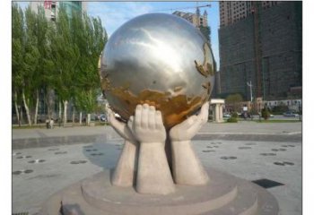 歐式地球儀雕塑廠(chǎng)家 抽象擺件 體育場(chǎng)不銹鋼地球儀雕塑