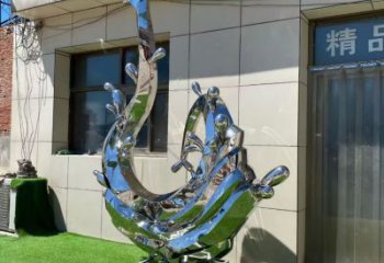 中式水花雕塑廠家 現(xiàn)代公園小品 游樂場(chǎng)不銹鋼水花雕塑生產(chǎn)