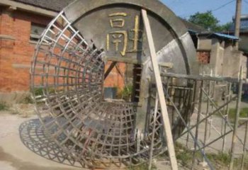 現代古幣雕塑廠家 大型別墅區擺件 大型創意古幣雕塑生產
