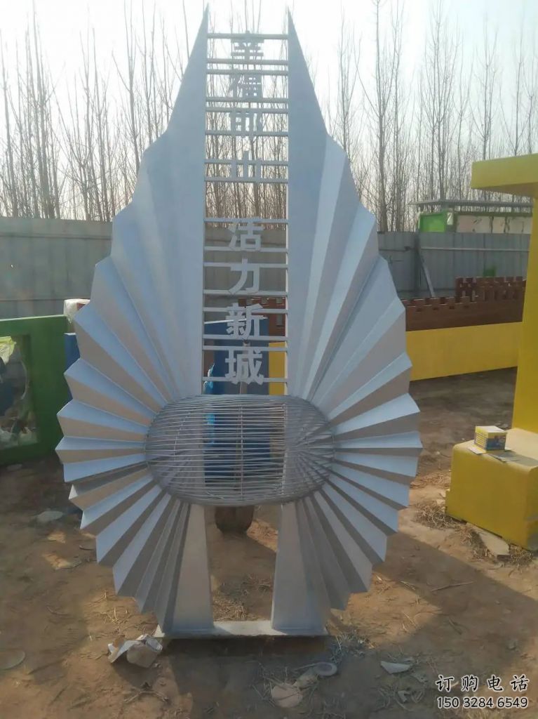 創(chuàng)意路標雕塑廠家 現代小品 公園不銹鋼路標雕塑廠