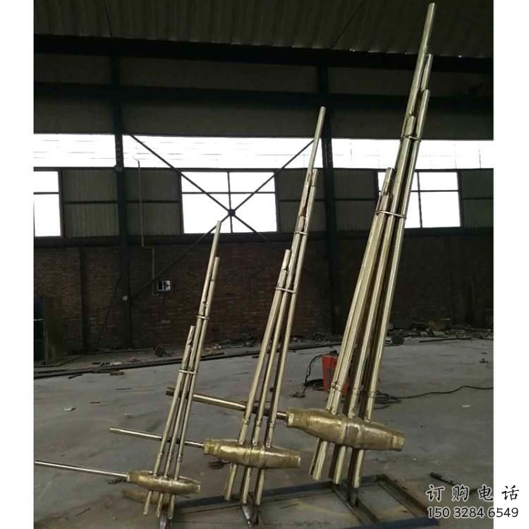 異形二胡雕塑廠家 現代小品 抽象不銹鋼二胡雕塑廠