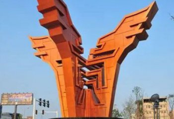 商業街市政雕塑廠家 現代擺件 戶外不銹鋼市政雕塑廠