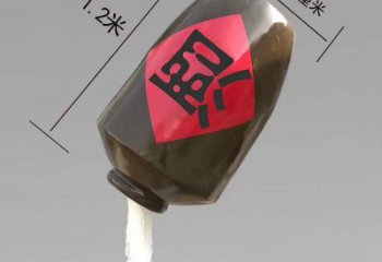幾何酒壇雕塑廠家 街頭小品 創意不銹鋼酒壇雕塑制作