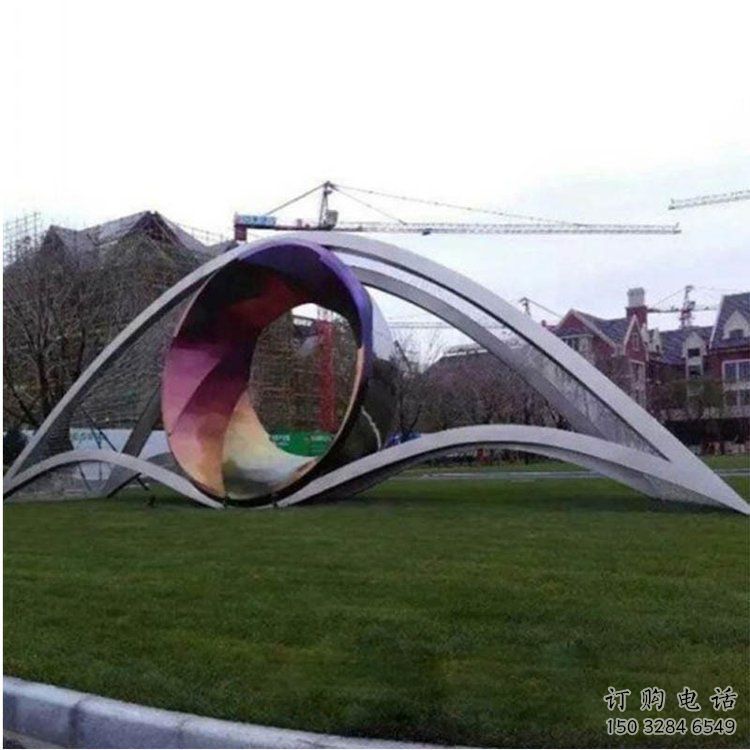 廣場放眼世界雕塑廠家 戶外公園抽象小品