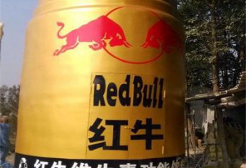 廣場瓶子雕塑廠家 創(chuàng)意現(xiàn)代小品 烤漆不銹鋼瓶子雕塑加工