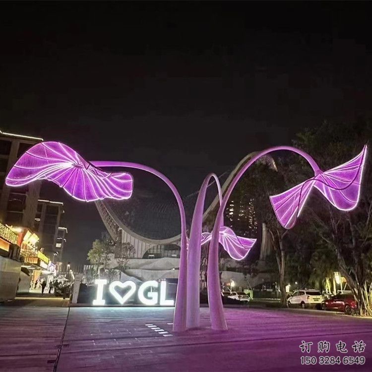 創意花傘雕塑廠家 現代小品 公園不銹鋼花傘雕塑廠