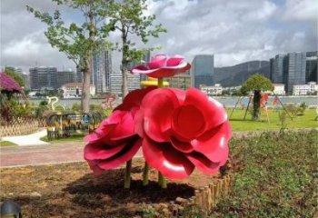 歐式玫瑰雕塑廠(chǎng)家 抽象擺件 創(chuàng)意不銹鋼玫瑰雕塑廠(chǎng)