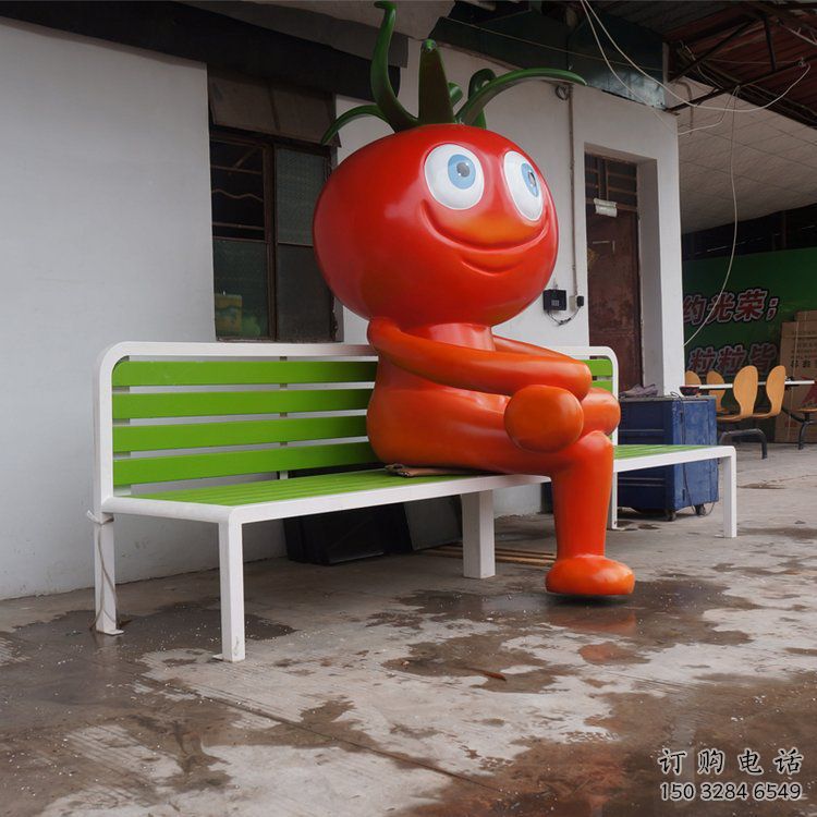 大型番茄雕塑廠家 公園小品 仿真番茄雕塑價格