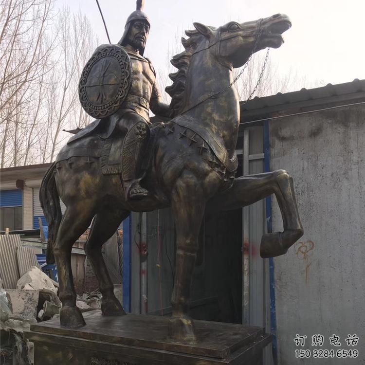 公園騎士雕塑廠家 戶外擺件 現代騎士雕塑定做