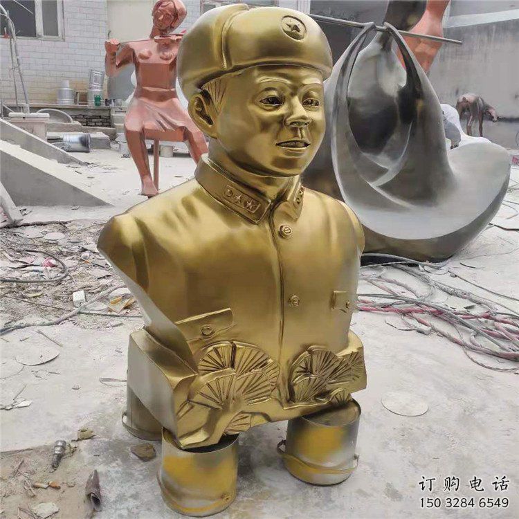 烤漆雷鋒雕塑廠家  公園小品  戶外雷鋒雕塑制作價(jià)格