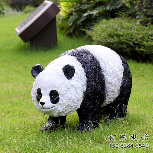 承接城市熊貓雕塑 風景區彩繪雕塑 抽象擺件雕塑