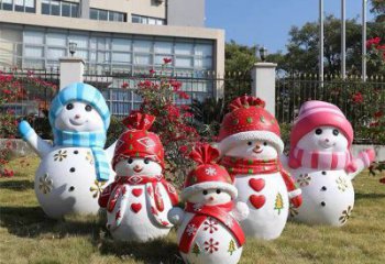 卡通圣誕老人雕塑 酒店公園不銹鋼雕塑 風景區擺件