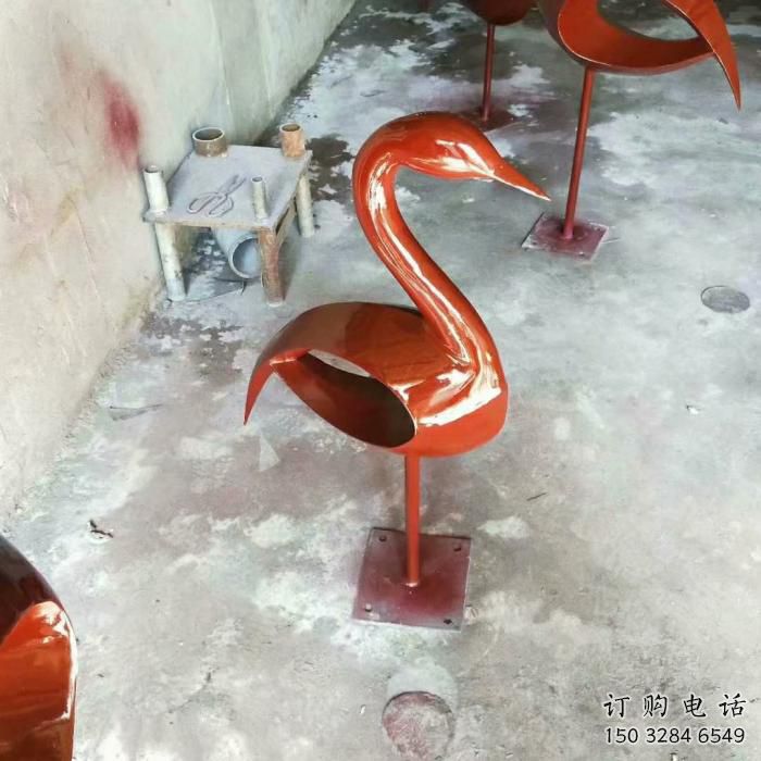 保定操場鳥類雕塑，景觀題材，鍍銅工藝