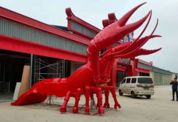 園林龍蝦雕塑生產商 風景區仿真雕塑 廣場小品