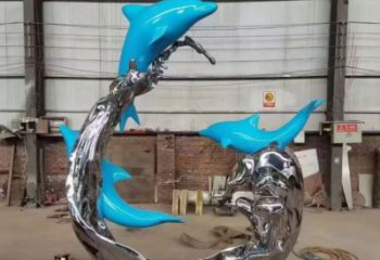 浪花雕塑廠家，抽象藝術造型，戶外廣場小品