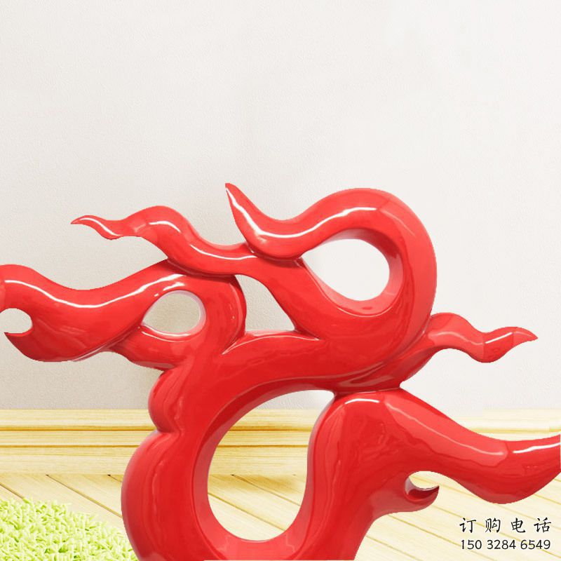 草地火焰雕塑廠家 現(xiàn)代校園小品 大型雕塑