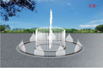 預(yù)定噴泉雕塑，燈光數(shù)控效果，波光效果雕塑