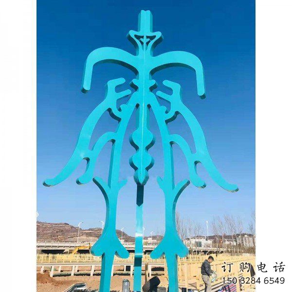街頭漢字雕塑
