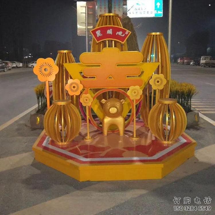 現代春字雕塑承接，慶典風格，不銹鋼春字雕塑廠