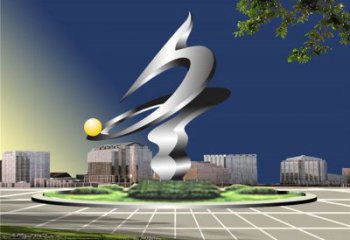 冬字雕塑供應(yīng)廠家，花園小品，不銹鋼冬字雕塑展品