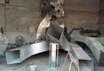 甲骨文雕塑工廠選用，街道標識，不銹鋼甲骨文雕塑批發