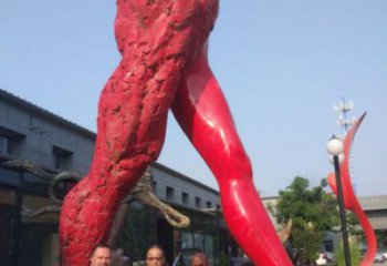 花園人字雕塑制造商，標(biāo)識(shí)雕塑，不銹鋼人字雕塑優(yōu)選廠家