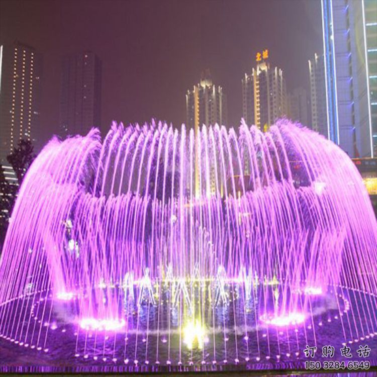 變頻程控噴泉雕塑，高噴循環(huán)噴水方式設(shè)計(jì)