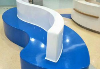 坐凳雕塑，幾何造型，幾何坐凳雕塑制作