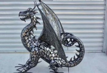 主題恐龍雕塑供給，中式工藝，景觀鐵藝恐龍雕塑精品
