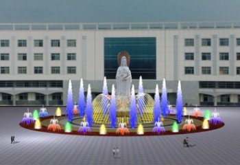 冷霧搖擺噴泉雕塑，循環噴水模式噴泉雕塑選定