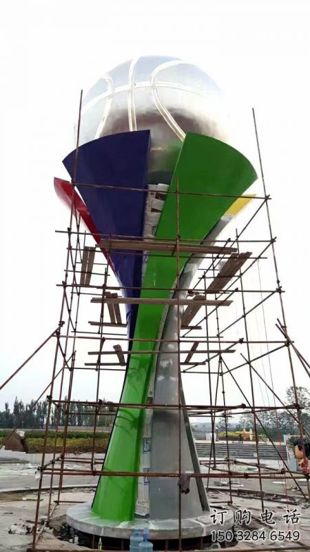 地球儀雕塑定價(jià)，景觀概念，校園手托地球儀雕塑預(yù)定
