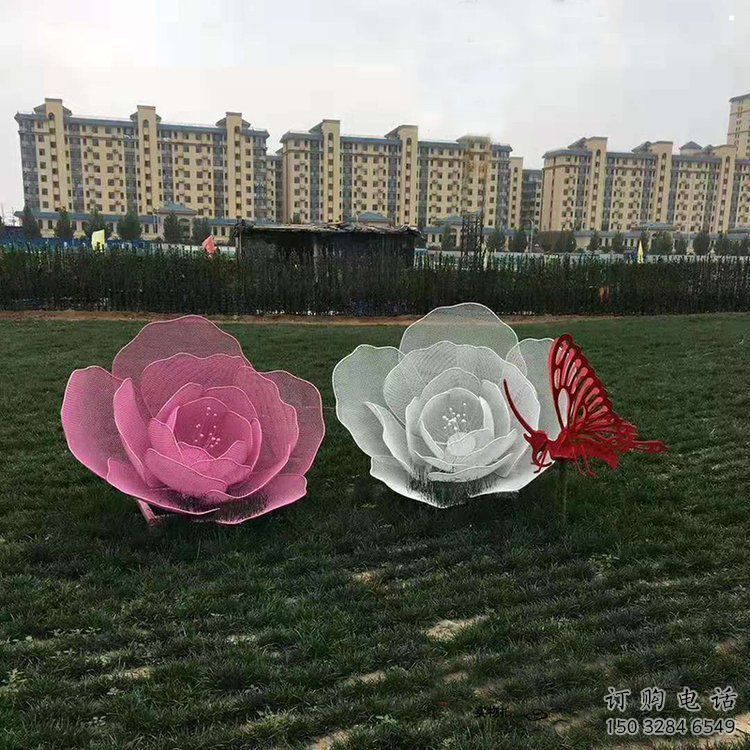 鏤空玫瑰花雕塑精選，廣場系列，鏤空玫瑰花雕塑承接