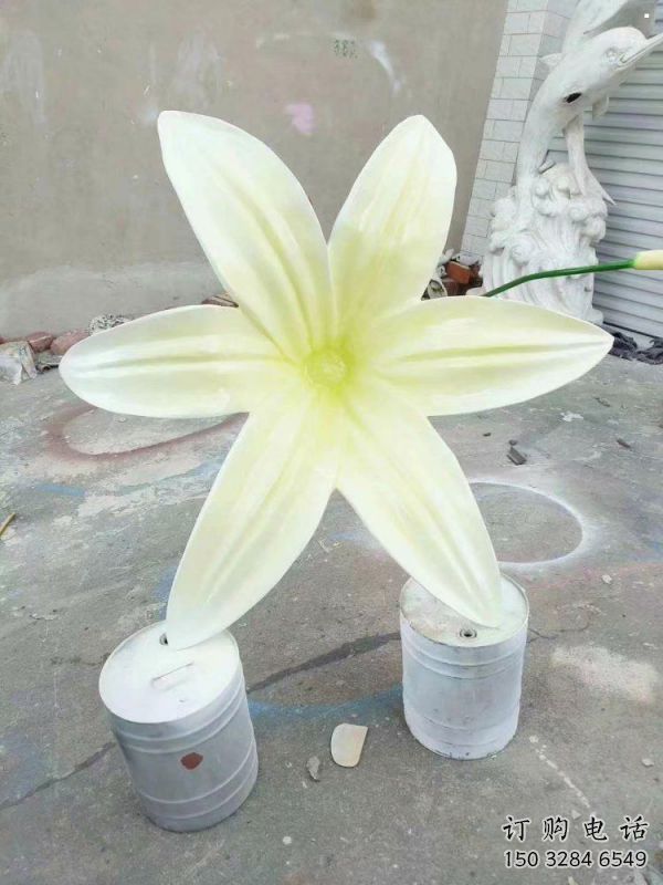 蘭花雕塑