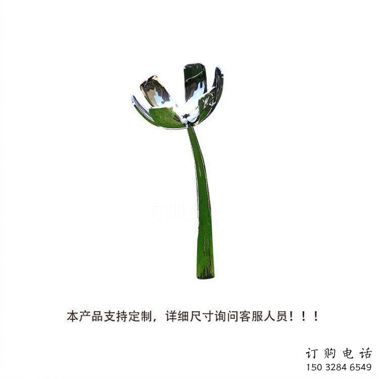 現(xiàn)代百合花雕塑承接，歐式風(fēng)格，不銹鋼百合花雕塑廠家精選