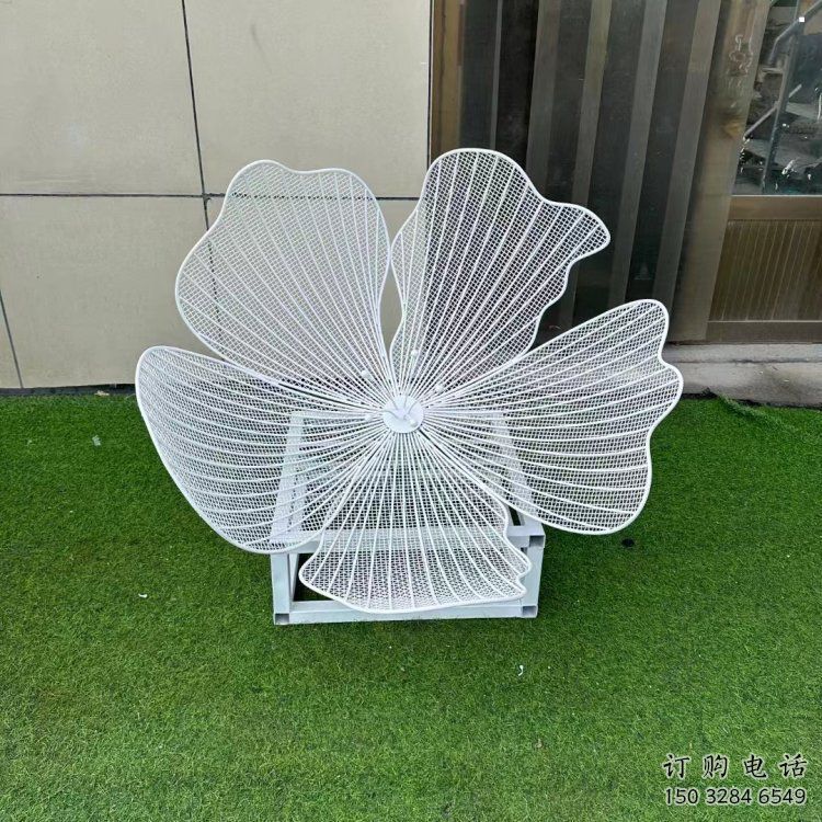 梨花雕塑供應(yīng)，景觀雕塑，美陳鏤空梨花雕塑素材制造