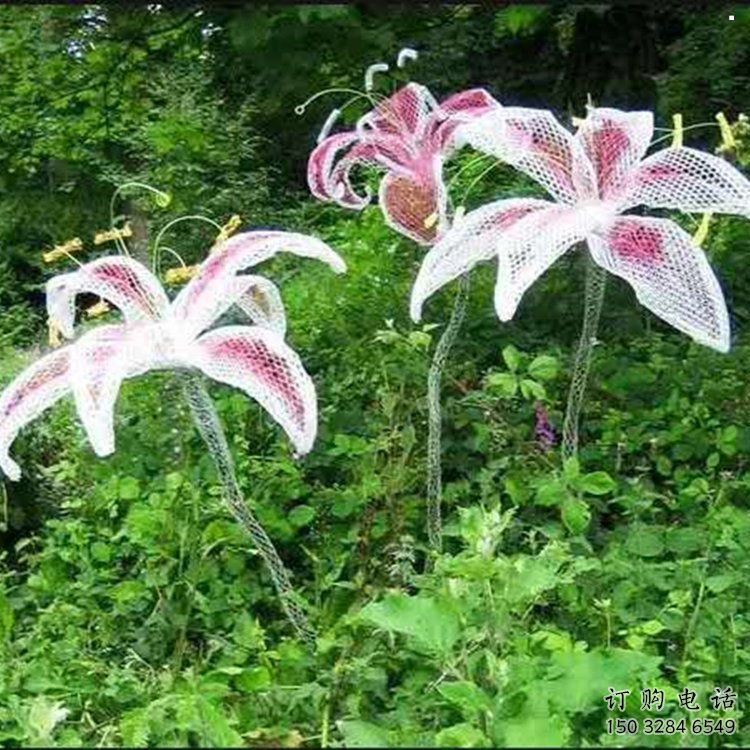 山茶花雕塑精選，中式工藝，鏤空山茶花雕塑廠家