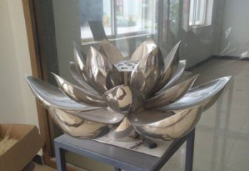 荷花雕塑展品，景觀概念，景觀鏡面荷花雕塑廠家優(yōu)選