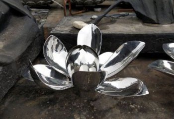 蓮花雕塑承接，城市雕塑，公園鏡面蓮花雕塑精品