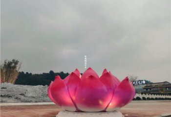蓮花雕塑選用，噴泉雕塑，不銹鋼蓮花噴泉雕塑標準