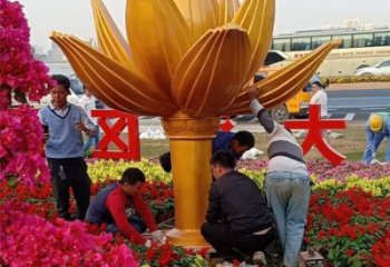 紫荊花雕塑