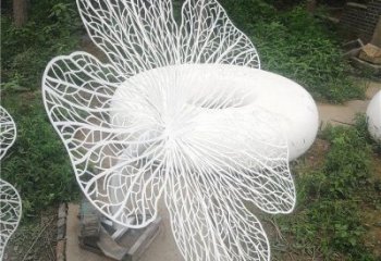 鏤空花朵雕塑預定，編織制作，鏤空花朵雕塑制作廠家