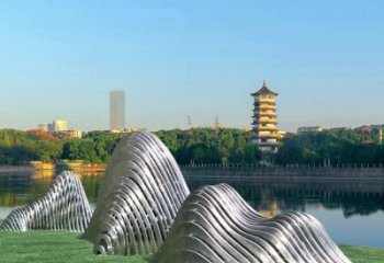 抽象假山雕塑，街道標識，環(huán)境景觀假山雕塑生產