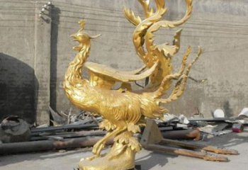 孔雀雕塑訂做，景區(qū)案例，藝術(shù)銅孔雀雕塑定制廠家